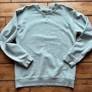 Lululemon All Yours Crewneck Terry Heathered Island Mist Mint Green Sweatshirt 4